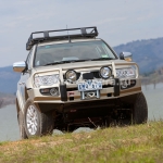 Передний силовой бампер ARB Delux для Mitsubishi Pajero III рестайлинг